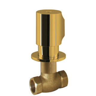 Zawór odcinający podtynkowy, TRES LOFT - 24-K Złoto