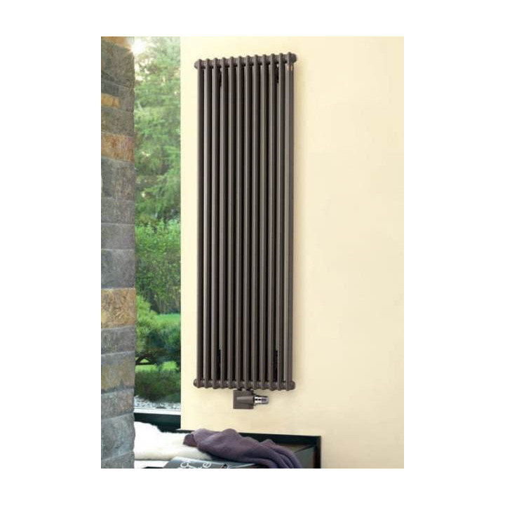 Grzejnik Zehnder Charleston model 2180, wysokość 180 cm x szerokość 46 cm (podłączenie 7610, standardowe boczne) - biały