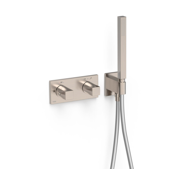 Bateria termostatyczna podtynkowa 2-drożna, TRES B-SYSTEM - Stal