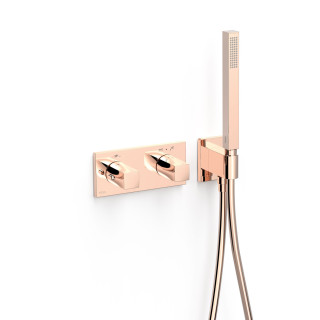 Bateria termostatyczna podtynkowa 2-drożna, TRES B-SYSTEM - 24-K Różowe Złoto