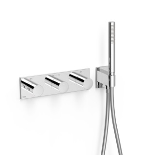 Bateria termostatyczna podtynkowa 3-drożna, TRES B-SYSTEM - Chrom