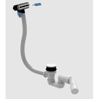 Zestaw przelewowo-odpływowy, 200 x 300 x 100 mm, Villeroy & Boch - Weiss Alpin