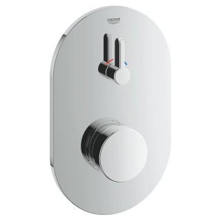 Samozamykająca bateria prysznicowa z mieszaczem i regulowanym ogranicznikiem temperatury, GROHE EUROSMART COSMOPOLITAN T - chrom