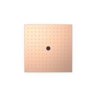 Deszczownica podtynkowa sufitowa, TRES COMPL DUCHA - 24-K Matowe różowe złoto