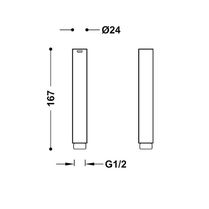 Słuchawka WC, TRES COMPL DUCHA - Chrom