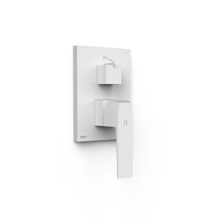 Maskownica do wpuszczanego korpusu 2-drożnego Rapid-box, TRES SLIM EXCLUSIVE - Biel Matowa