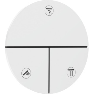 Zawór odcinający, podtynkowy do 3 odbiorników, Hansgrohe ShowerSelect Comfort S - Biały Matowy