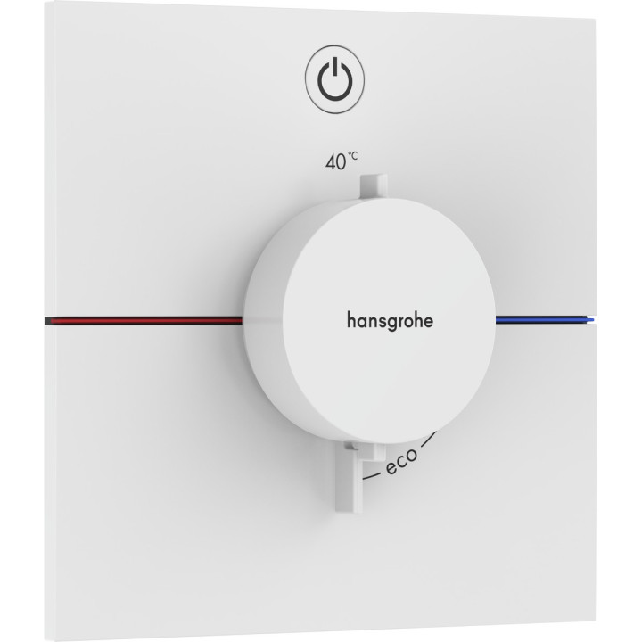 Bateria termostatyczna, podtynkowa do 1 odbiornika, Hansgrohe ShowerSelect Comfort E - Biały Matowy