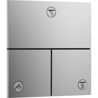 Zawór odcinający, podtynkowy do 3 odbiorników, Hansgrohe  ShowerSelect Comfort E - Chrom 