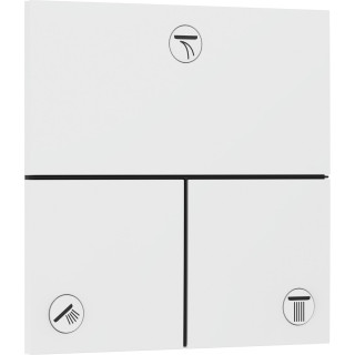 Zawór odcinający, podtynkowy do 3 odbiorników, Hansgrohe  ShowerSelect Comfort E - Biały Matowy
