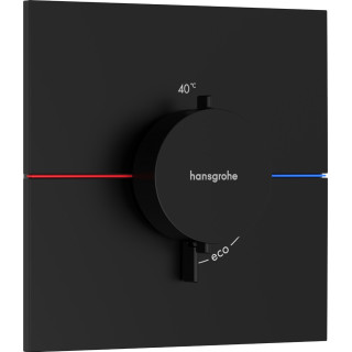 Bateria termostatyczna, podtynkowa, Hansgrohe ShowerSelect Comfort E - Czarny Matowy