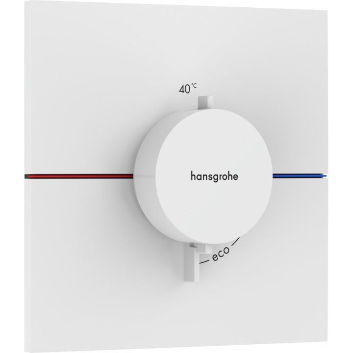 Bateria termostatyczna, podtynkowa, Hansgrohe ShowerSelect Comfort E - Biały Matowy