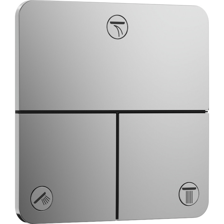 Zawór odcinający, podtynkowy do 3 odbiorników, Hansgrohe ShowerSelect Comfort Q - Chrom  