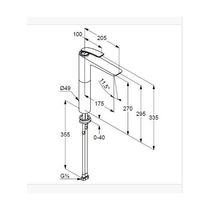 Jednouchwytowa bateria umywalkowa DN 10 Kludi Balance- sanitbuy.pl