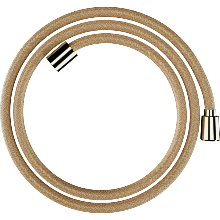 Tekstylny wąż prysznicowy 160 cm, Hansgrohe Designflex - Złoty Optyczny Polerowany