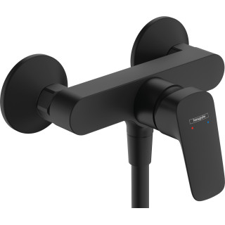 Jednouchwytowa bateria prysznicowa natynkowa, Hansgrohe Logis - Czarny Matowy