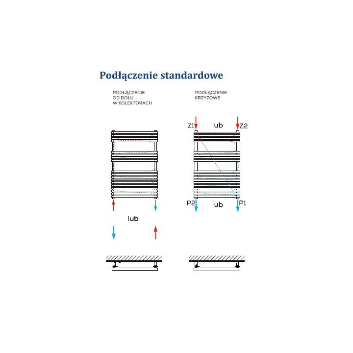 Grzejnik Komex Zoe 76x50 cm - biały
