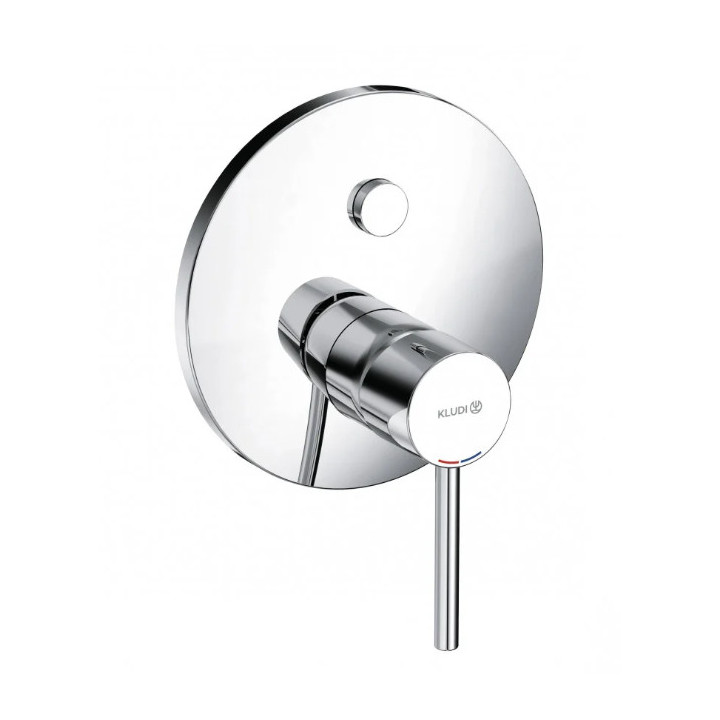 Podtynkowa bateria wannowo-natryskowa PUSH & SWITCH, Kludi Bozz - Chrom 