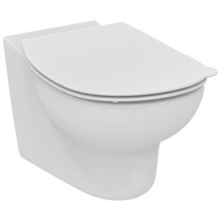Miska WC wisząca, bezkołnierzowa, Ideal Standard CONTOUR 21 - Biały 