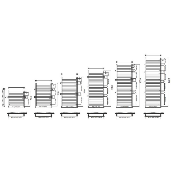 Grzejnik Komex Agnes 74x50 cm - biały