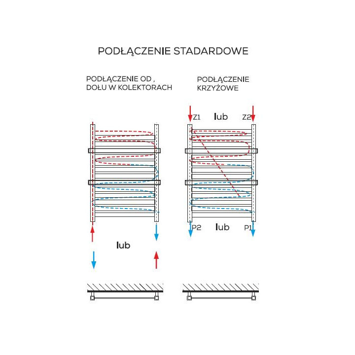 Grzejnik Komex Agnes 74x50 cm - biały