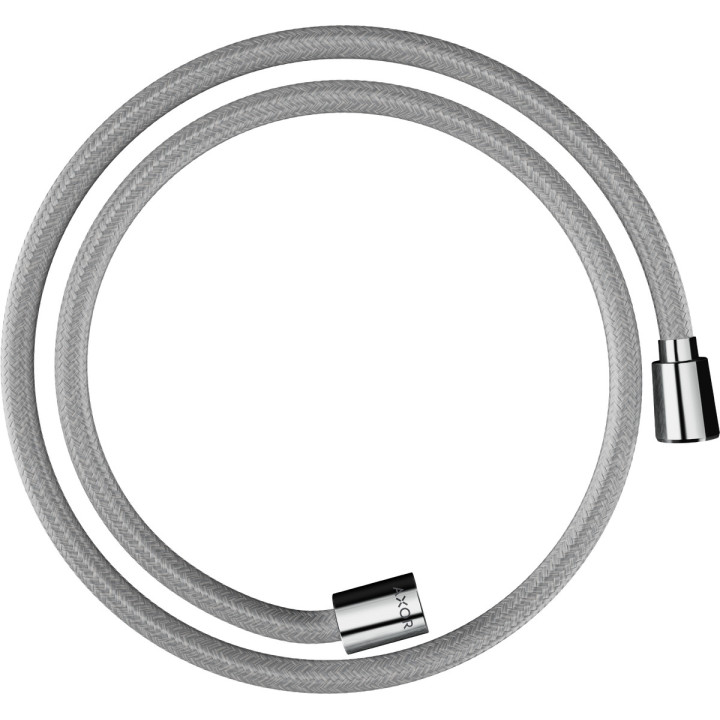 Tekstylny wąż prysznicowy 1,25 m z nakrętką cylindryczną i stożkową, AXOR ShowerSolutions - Chrom