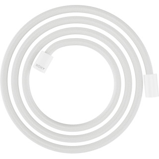 Tekstylny wąż prysznicowy 2 m z nakrętkami cylindrycznymi, AXOR ShowerSolutions - Biały Matowy