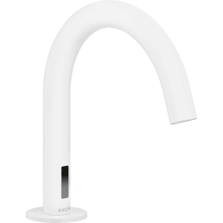 Elektroniczna bateria umywalkowa ze wstępną regulacją temperatury, zasilana z sieci 230V,  AXOR Uno - Biały Matowy