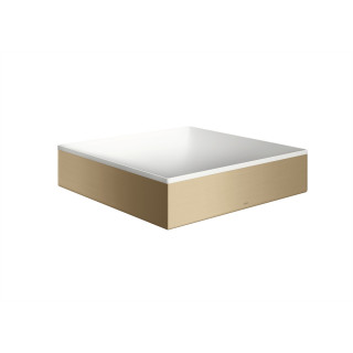 Umywalka nablatowa 400/400 bez otworu na baterię i przelewu, AXOR Suite Basins & Bathtub - Brąz Szczotkowany