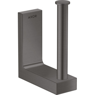 Uchwyt na zapasowy papier toaletowy, AXOR Universal Rectangular - Czarny Chrom Szczotkowany
