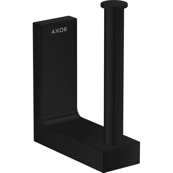 Uchwyt na zapasowy papier toaletowy, AXOR Universal Rectangular - Czarny Matowy