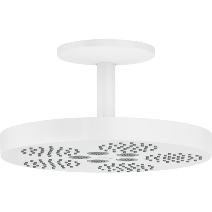 Głowica prysznicowa 280 1jet z przyłączem sufitowym, AXOR One - Biały Matowy 