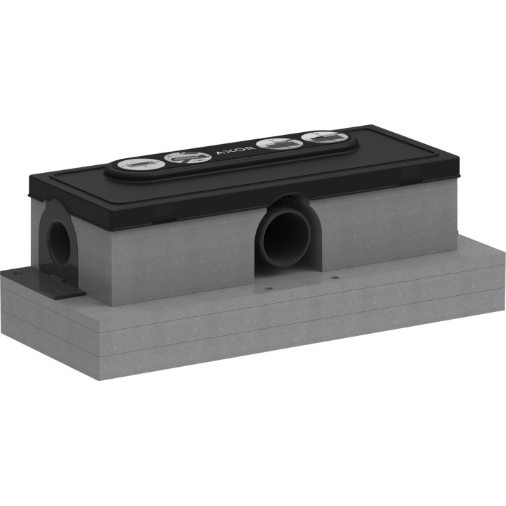 Zestaw podstawowy do odpływu liniowego, montaż standardowy, AXOR uBox universal 