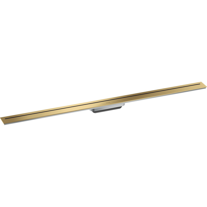 Element zewnętrzny odpływu liniowego 1200, AXOR Drain - Złoty Optyczny Szczotkowany