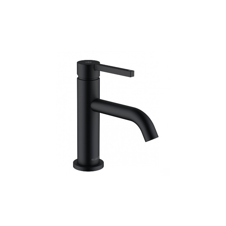 Jednouchwytowa bateria umywalkowa 75, KLUDI NOVA FONTE Pura - Czarny mat