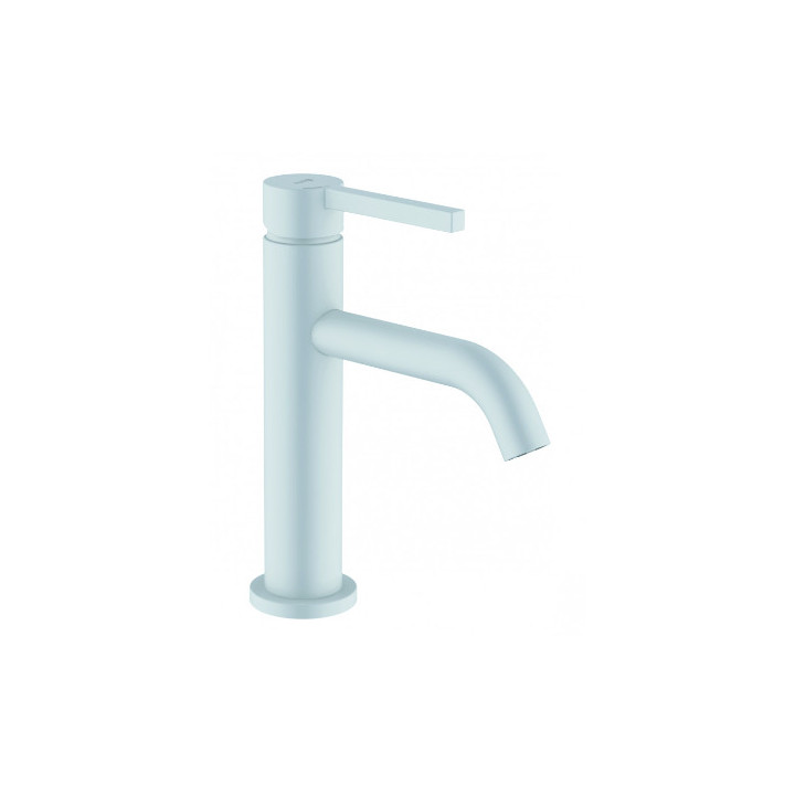 Jednouchwytowa bateria umywalkowa 100, KLUDI NOVA FONTE Pura - Biały mat 