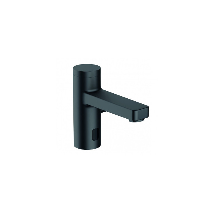 Elektroniczna bateria umywalkowa, z uchwytem regulacji tmp, KLUDI ZENTA SL - Czarny mat 