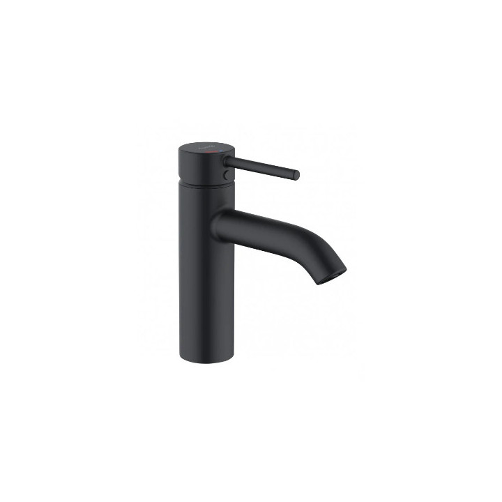 Jednouchwytowa bateria umywalkowa, bez zestawu, KLUDI BOZZ - Czarny mat