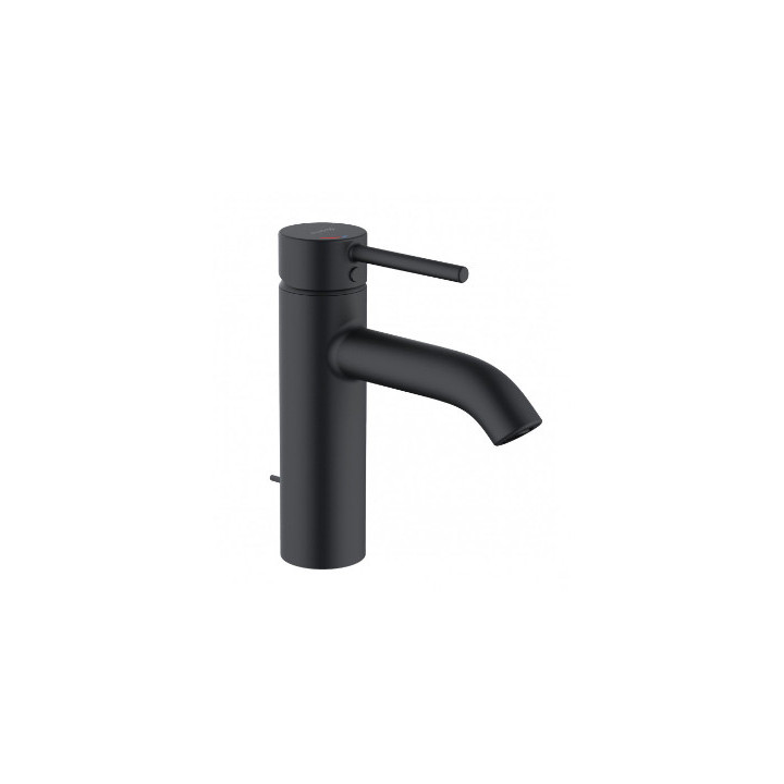 Jednouchwytowa bateria umywalkowa, 100, KLUDI BOZZ - Czarny mat  