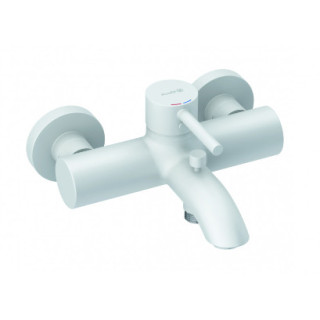 Jednouchwytowa bateria wannowo-natryskowa, KLUDI BOZZ - Biały mat 