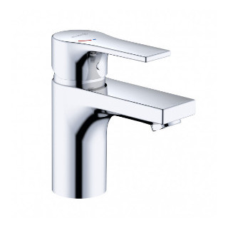 Jednouchwytowa bateria umywalkowa, 75, zestaw odpł. KLUDI ZENTA SL - Chrom