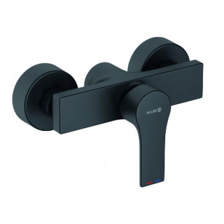 Jednouchwytowa bateria natryskowa, KLUDI ZENTA SL - Czarny mat