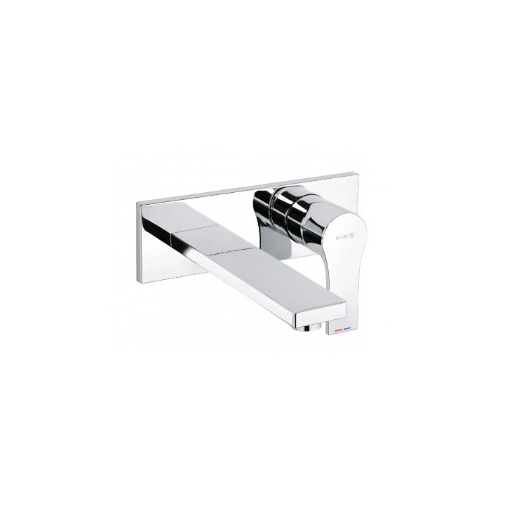 Ścienna bateria umywalkowa, wylewka, KLUDI ZENTA SL - Chrom