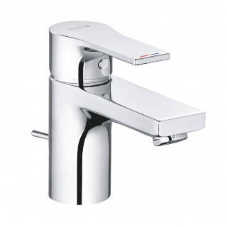 Jednouchwytowa bateria umywalkowa, 75, zestaw odpł. KLUDI ZENTA SL - Chrom