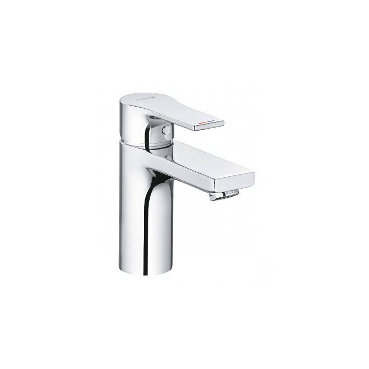 Jednouchwytowa bateria umywalkowa 100, zestaw odpł. KLUDI ZENTA SL - Chrom