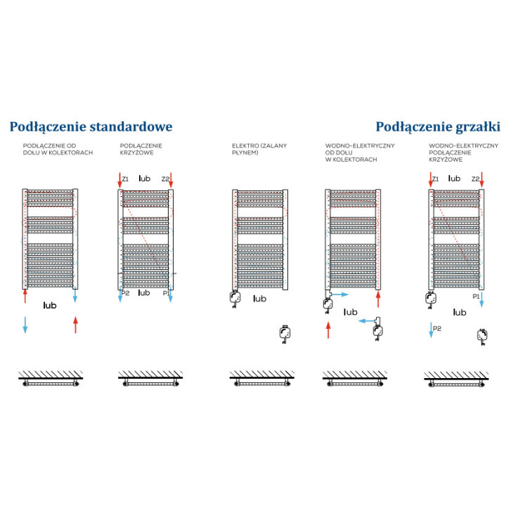 Grzejnik, Komex Lucy, 112,3x50cm - Biały