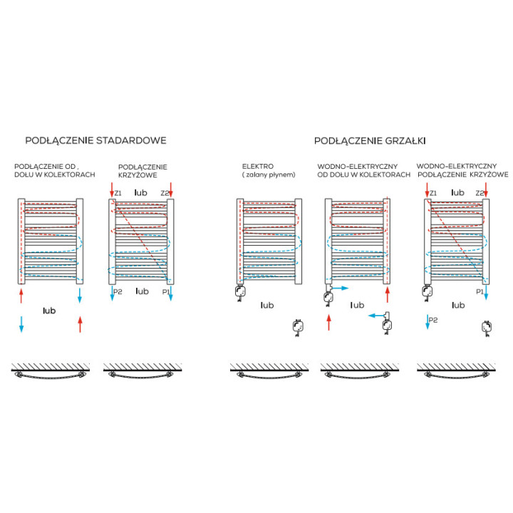 Grzejnik, Komex Krystian, 155x58cm- Biały
