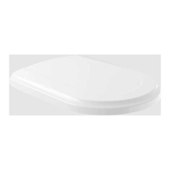 Zdejmowana deska sedesowa, z systemem automatycznego opuszczania (SoftClosing), Villeroy&Boch Hommage - Weiss Alpin 