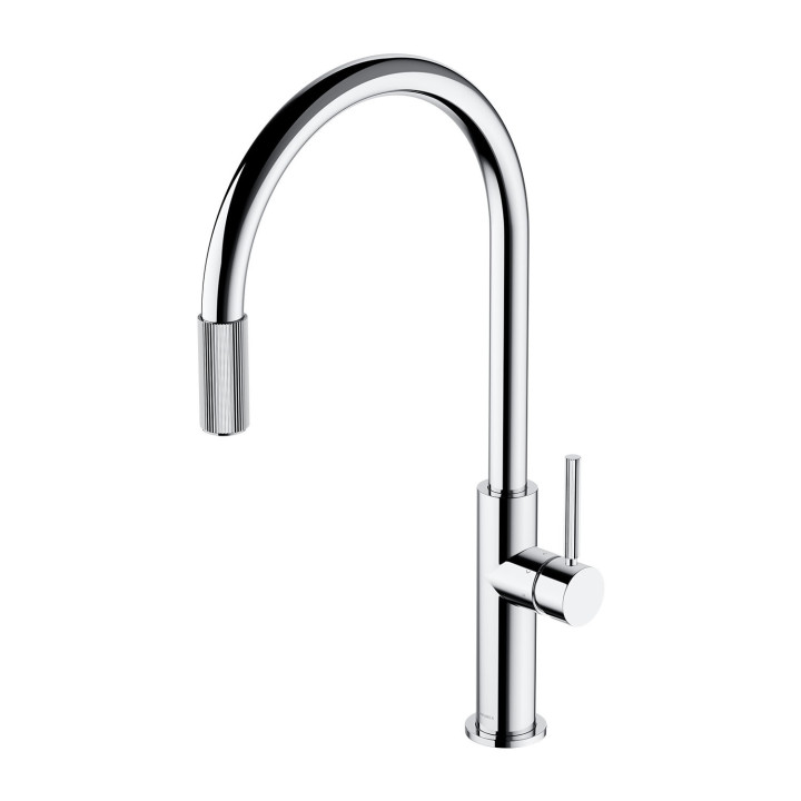 Bateria kuchenna z zestawem filtrującym, Omnires Switch - Chrom