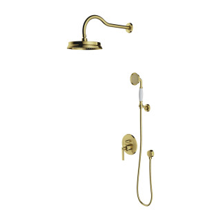 System prysznicowy podtynkowy, Omnires Armance - Mosiądz szczotkowany